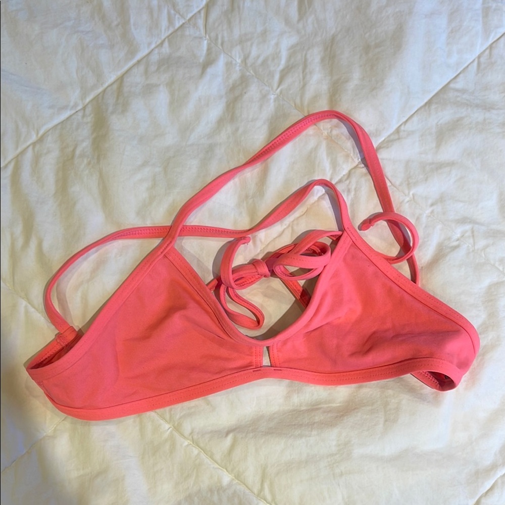 Jolyn “Vent” Women's Pink Bikini Top Small